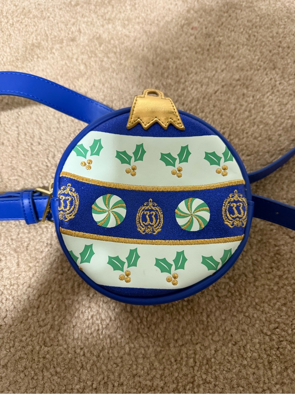 Loungefly 2023 Disneyland Club 33 Holiday crossbody bag
